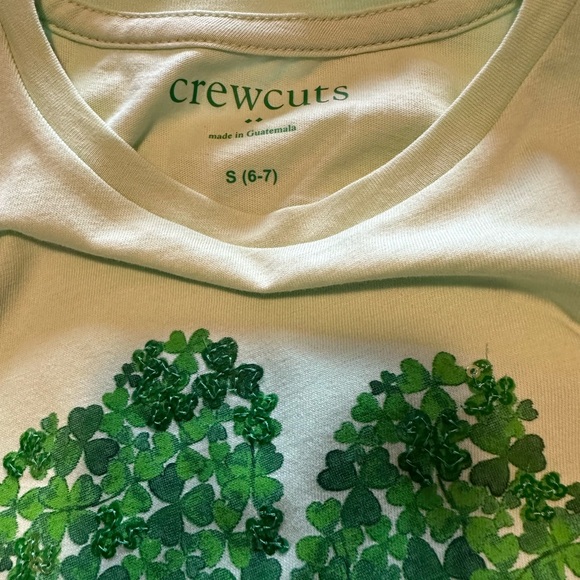 NWT Crewcuts Kids Tee with Green Four Leaf Clover Design - sold separately- - Picture 4 of 9